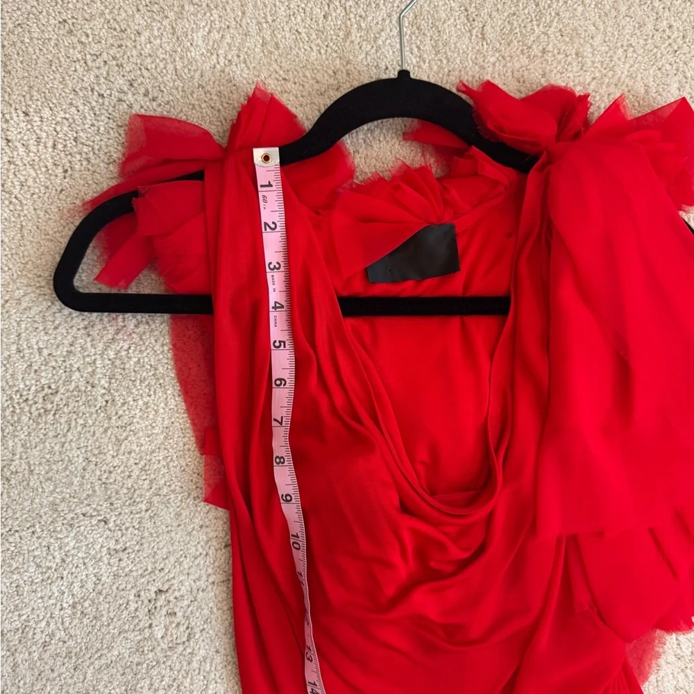 Boudicca Elegant Red Evening Gown